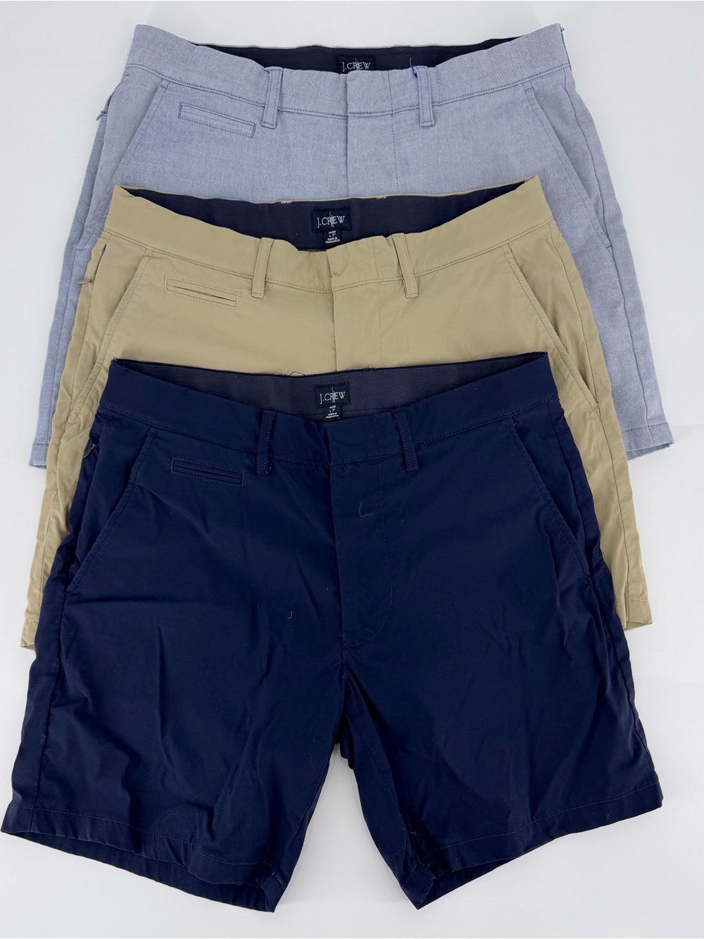 Bundle of 3 Men's J.Crew 7" Shorts Chino Size 30